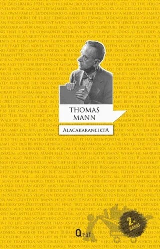 Alacakaranlıkta – Thomas Mann – Araf Yayınları kitap kapağı
