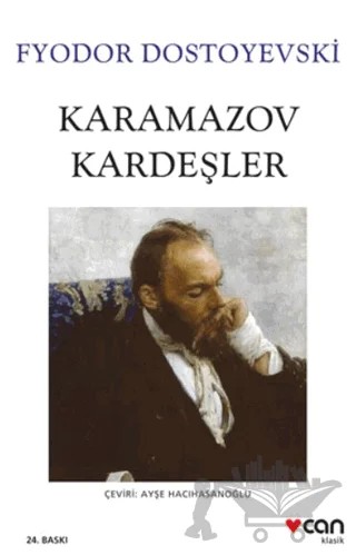 Karamazov Kardeşler – Fyodor Mihayloviç Dostoyevski – Can Yayınları kitap kapağı