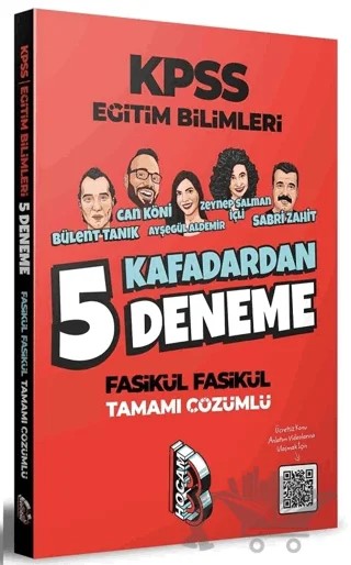 KPSS Eğitim Bilimleri 5 Kafadardan Tamamı Çözümlü 5 Deneme – Kolektif – Benim Hocam Yayınları kitap kapağı