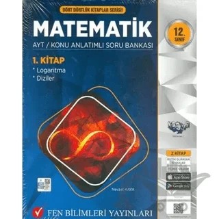 2021 12. Sınıf Dört Dörtlük Kitaplar Serisi Matematik AYT Konu Anlatımlı Soru Bankası (4 Kitap Set) – Nevzat Kaya – Fen Bilimleri Yayınları kitap kapağı