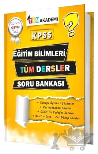 KPSS Eğitim Bilimleri Tüm Dersler Soru Bankası Tek Kitap – Kolektif – TKM Akademi kitap kapağı