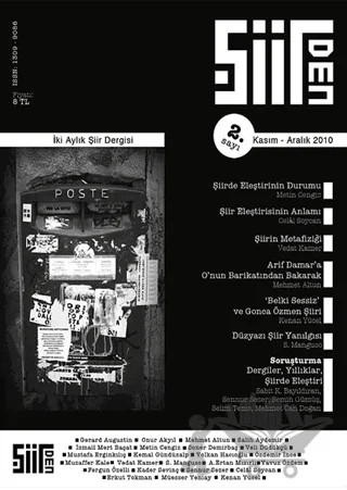 Şiirden İki Aylık Şiir Dergisi Sayı: 2 Kasım - Aralık 2010 – Şiirden Yayıncılık kitap kapağı
