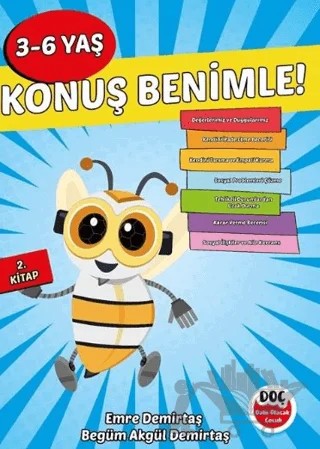 3-6 Yaş Konuş Benimle! 2. Kitap – Emre Demirtaş, Begüm Akgül Demirtaş – Dahi Olacak Çocuk Yayınları kitap kapağı