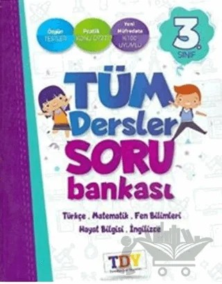 3. Sınıf Tüm Dersler Soru Bankası – Kolektif – TDY Yayınları kitap kapağı