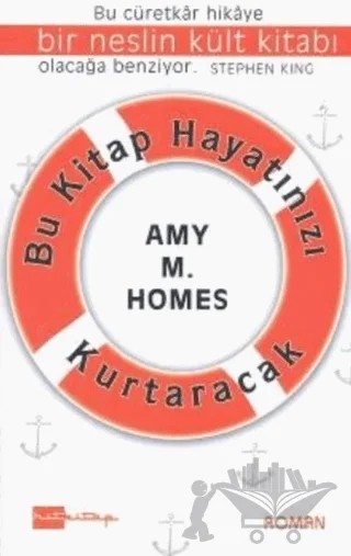 Bu Kitap Hayatınızı Kurtaracak – Amy M. Homes – Hitkitap Yayıncılık kitap kapağı