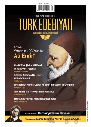 Türk Edebiyatı Aylık Fikir ve Sanat Dergisi Sayı: 603 Ocak 2024 – Türk Edebiyatı Dergisi kitap kapağı