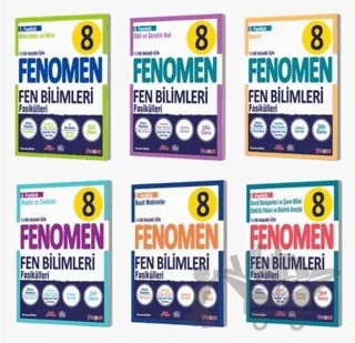 8.Sınıf Fen Bilimleri Fasikül Seti (6 Fasikül) – Kolektif – Fenomen Yayınları kitap kapağı