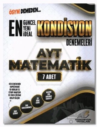 AYT Matematik 7 Li Deneme – Kollektif – Kondisyon Yayınları kitap kapağı