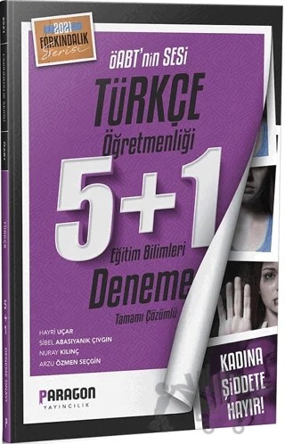2021 ÖABT Türkçe Öğretmenliği 5+1 Deneme – Kolektif – Paragon Yayıncılık kitap kapağı