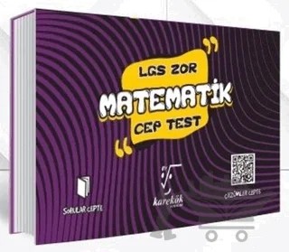 LGS Matematik Zor Cep Test – Kolektif – Karekök Yayıncılık kitap kapağı