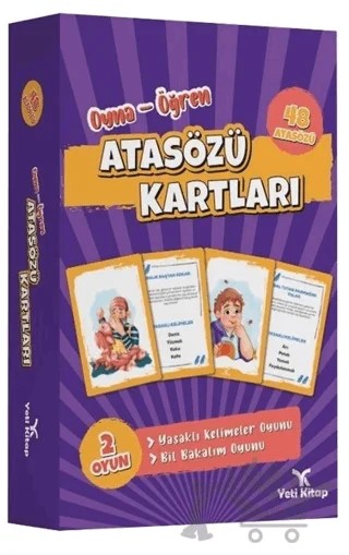 Atasözü Kartları - Oyna-Öğren – Feyyaz Ulaş – Yeti Kitap kitap kapağı
