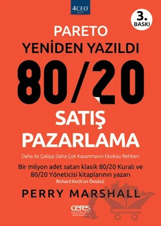 80/20 Satış Pazarlama – Perry Marshall – Ceres Yayınları kitap kapağı