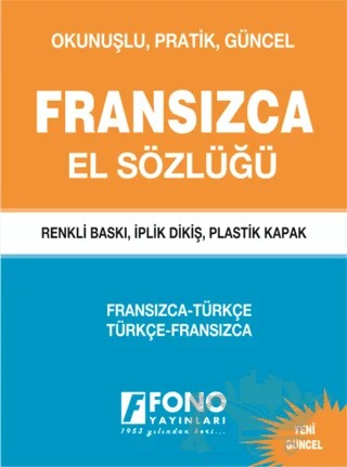 Fransızca / Türkçe – Türkçe / Fransızca El Sözlüğü – Şükrü Meriç – Fono Yayınları kitap kapağı