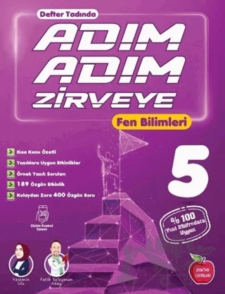 5. Sınıf Adım Adım Fen Bilimleri – Yasemin Ulu, Fatih Süleyman Akay – Newton Yayınları kitap kapağı