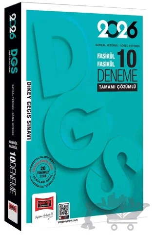 2026 DGS Sayısal-Sözel Yetenek Tamamı Çözümlü 10 Deneme – Kolektif – Yargı Yayınevi kitap kapağı