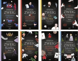 Stefan Zweig Seti (8 Kitap Takım) – Stefan Zweıg – Alfa Yayınları kitap kapağı