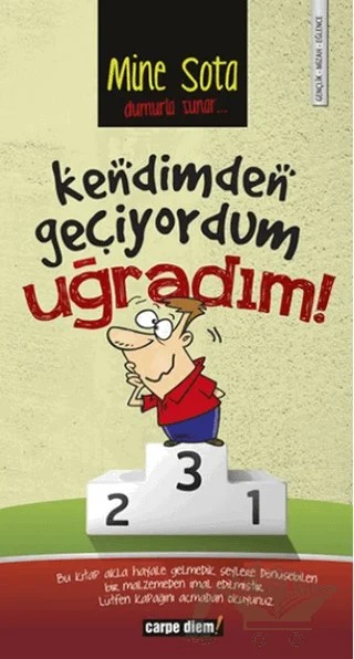 Kendimden Geçiyordum Uğradım – Mine Sota – Carpe Diem Kitapları kitap kapağı