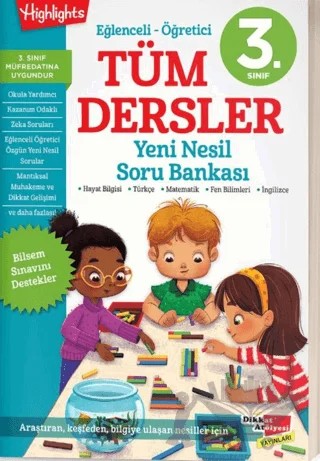 3. Sınıf Tüm Dersler Yeni Nesil Soru Bankası – Kolektif – Dikkat Atölyesi Yayınları kitap kapağı