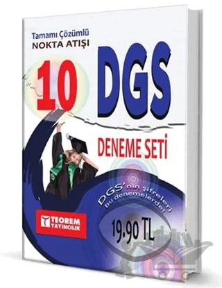 DGS 10 Deneme Seti – Kolektif – Teorem Yayıncılık kitap kapağı
