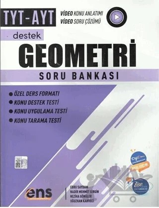 TYT AYT Geometri Destek Soru Bankası – Kolektif – ENS Yayınları kitap kapağı