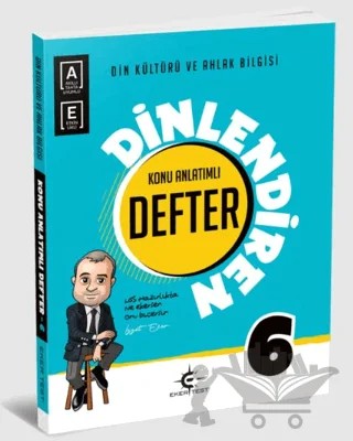 6. Sınıf Din Kültürü ve Ahlak Bilgisi Dinlendiren Defter – Kolektif – Eker Test Yayınları kitap kapağı