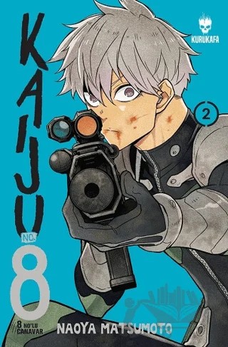 Kaiju No: 8 - 8 No’lu Canavar 2 – Naoya Matsumoto – Kurukafa Yayınevi kitap kapağı