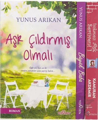 Aşk Serüveni Seti (3 Kitap – Kamuran Akdemir, Yunus Arıkan – Yediveren Yayınları kitap kapağı