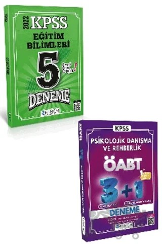 KPSS Eğitim Bilimleri 5 Deneme + ÖABT Psikolojik Danışma ve Rehberlik 3+1 Deneme – Kolektif – Panem Yayınları kitap kapağı