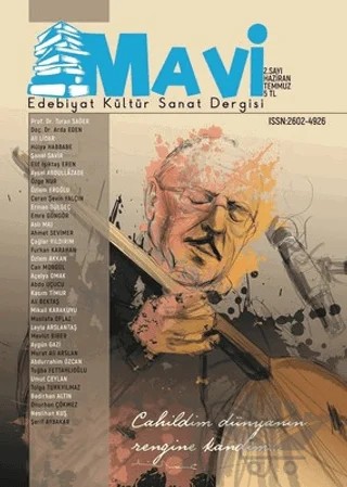 Mavi Edebiyat Kültür Sanat Dergisi Sayı: 2 Haziran-Temmuz – Gece Kitaplığı kitap kapağı