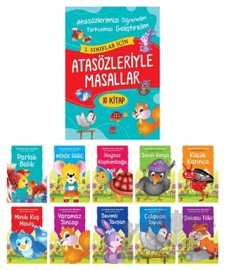Atasözleriyle Masallar Seti – Emine Korkmazer – Ema Çocuk kitap kapağı