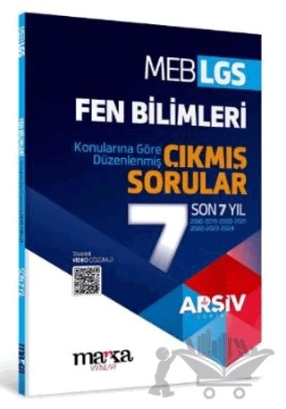 LGS Fen Bilimleri Konularına Göre Düzenlenmiş Son 7 Yıl Çıkmış Sorular – Kollektif – Marka Yayınları kitap kapağı