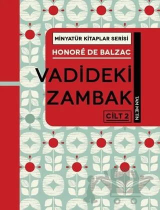 Vadideki Zambak Cilt 2 - Minyatür Kitaplar Serisi (Ciltli) – Honore de Balzac – Martı Yayınları kitap kapağı