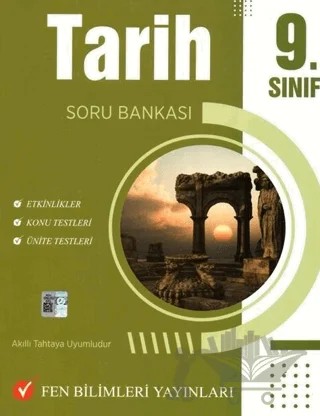 9. Sınıf Tarih Soru Bankası – Kollektif – Fen Bilimleri Yayınları kitap kapağı