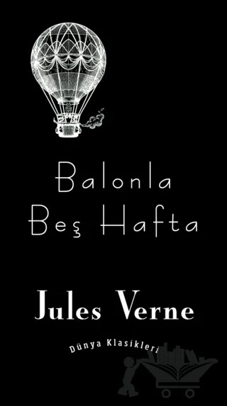 Balonla Beş Hafta – Jules Verne – Hasbahçe kitap kapağı