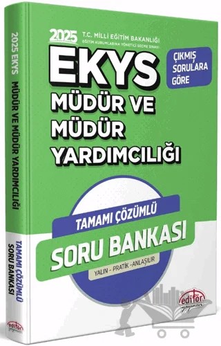 2027 MEB EKYS Müdür ve Müdür Yardımcılığı Çözümlü Soru Bankası – Kolektif – Editör Yayınevi kitap kapağı