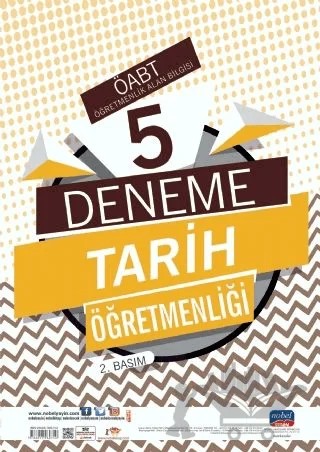 ÖABT Tarih Öğretmenliği 5 Deneme Sınavı – Kolektif – Nobel Sınav Yayınları kitap kapağı