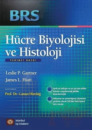 BRS Hücre Biyolojisi ve Histoloji – James L. Hiatt, Leslie P. Gartner – İstanbul Tıp Kitabevi kitap kapağı