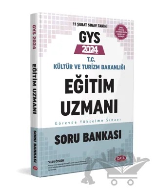2024 GYS T.C Kültür ve Turizm Bakanlığı Eğitim Uzmanı Görevde Yükselme Soru Bankası – Kolektif – Data Yayınları kitap kapağı