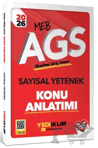 2026 MEB AGS Sayısal Yetenek Konu Anlatımı – Kolektif – Yediiklim Yayınları kitap kapağı