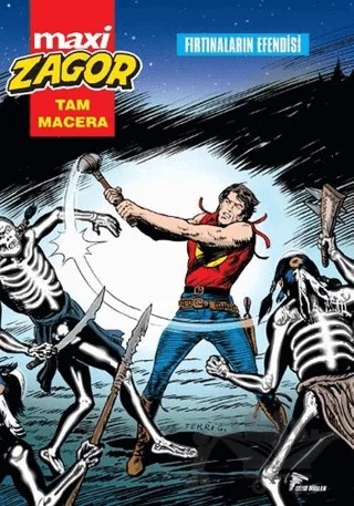 Zagor Maxi 8 - Fırtınaların Efendisi – Moreno Burattini – Çizgi Düşler Yayınevi kitap kapağı