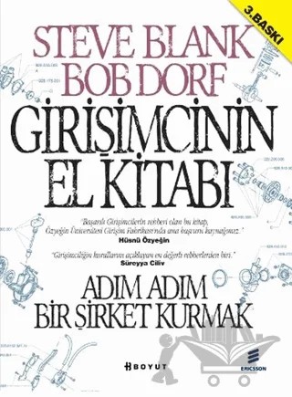 Girişimcinin El Kitabı – Bob Dorf, Steve Blank – Boyut Yayın Grubu kitap kapağı