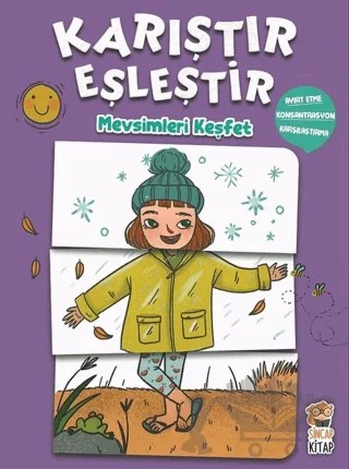 Mevsimleri Keşfet - Karıştır Eşleştir – M. Sacide Kafalı – Sincap Kitap kitap kapağı