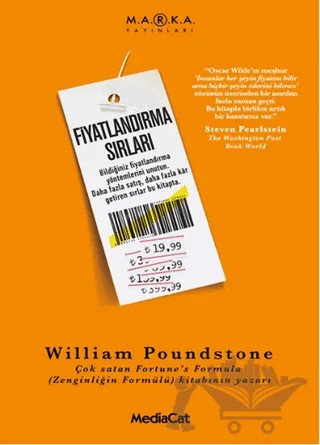 Fiyatlandırma Sırları – William Poundstone – MediaCat Kitapları kitap kapağı