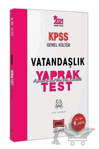 KPSS Genel Kültür Vatandaşlık Çek Kopart Yaprak Test – Kolektif – Yargı Yayınevi kitap kapağı