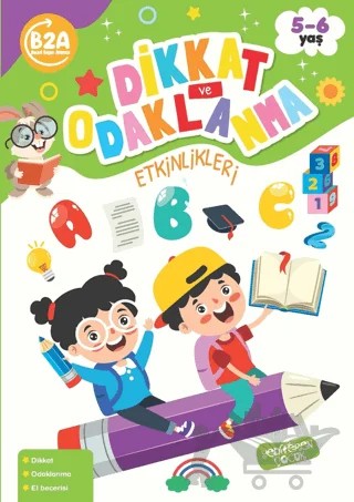 Dikkat ve Odaklanma Etkinlikleri – Kolektif – Yediveren Çocuk kitap kapağı