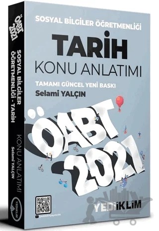 2021 ÖABT Sosyal Bilgiler Öğretmenliği Tarih Konu Anlatımı – Kolektif – Yediiklim Yayınları kitap kapağı