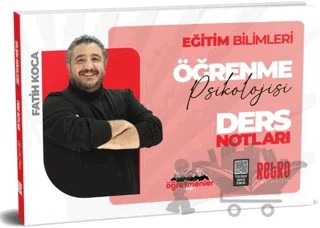 2025 KPSS Eğitim Bilimleri Öğrenme Psikolojisi Ders Notu – Fatih Koca – Retro Yayıncılık kitap kapağı
