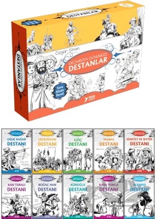 4. Sınıf Geçmişten Günümüze Destanlar Serisi (10 Kitaplık Set) – Kolektif – Yuva Yayınları kitap kapağı