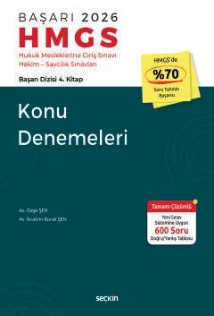BAŞARI – HMGS Konu Denemeleri – Özge Şen, İbrahim Burak Şen – Seçkin Yayıncılık kitap kapağı