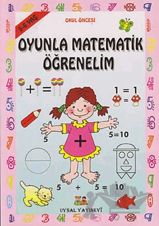 Okul Öncesi Oyunlarla Matematik Öğrenelim – Kolektif – Uysal Yayınevi kitap kapağı